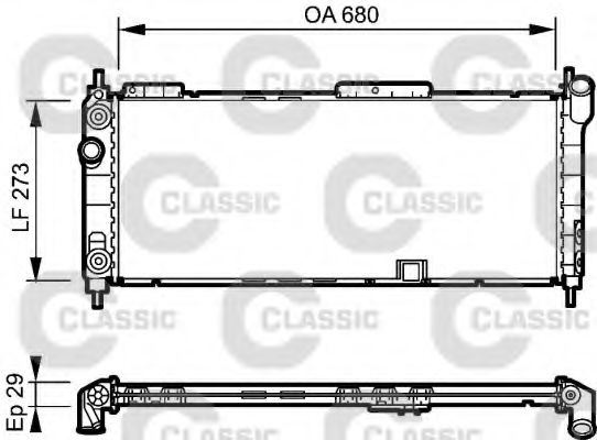 234271 Cooling System Thermostat, coolant