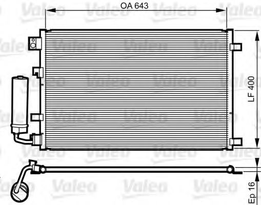 814008 Air Conditioning Condenser, air conditioning