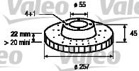 186451 Brake System Brake Disc