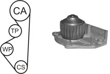 WPK-139801 Cooling System Water Pump & Timing Belt Kit