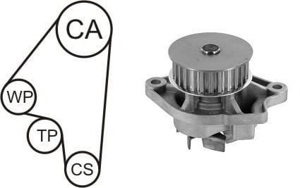 WPK-1582R01 Cooling System Water Pump & Timing Belt Kit