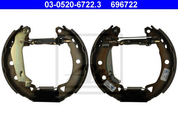 03.0520-6722.3 Brake System Brake Shoe Set