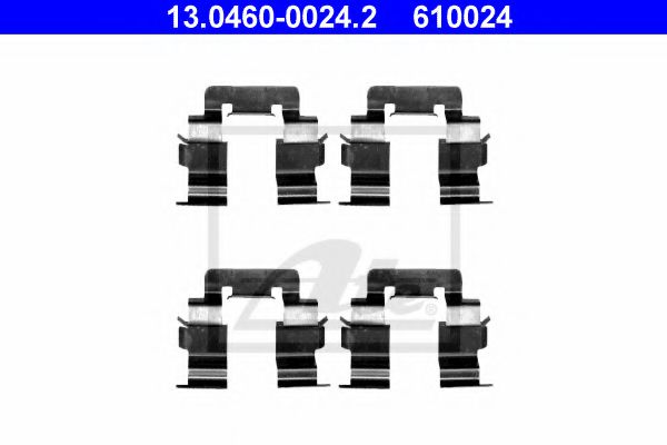 13.0460-0024.2 Brake System Accessory Kit, disc brake pads