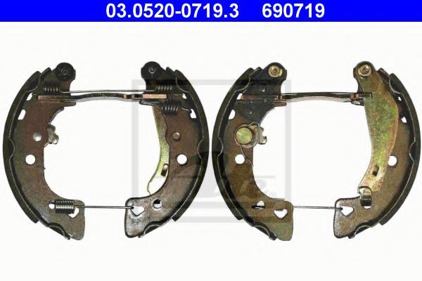 03.0520-0719.3 Brake System Brake Shoe Set
