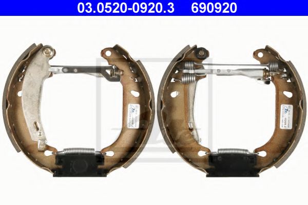 03.0520-0920.3 Brake System Brake Shoe Set