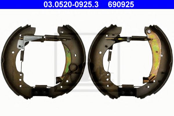 03.0520-0925.3 Brake System Brake Shoe Set