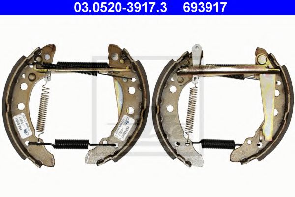 03.0520-3917.3 Brake System Brake Shoe Set