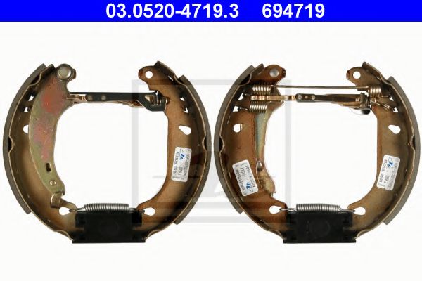 03.0520-4719.3 Brake System Brake Shoe Set
