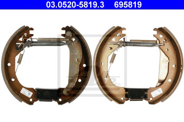 03.0520-5819.3 Brake System Brake Shoe Set