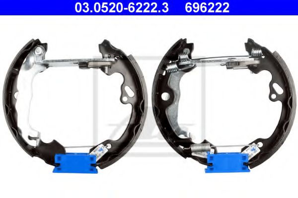 03.0520-6222.3 Brake System Brake Shoe Set