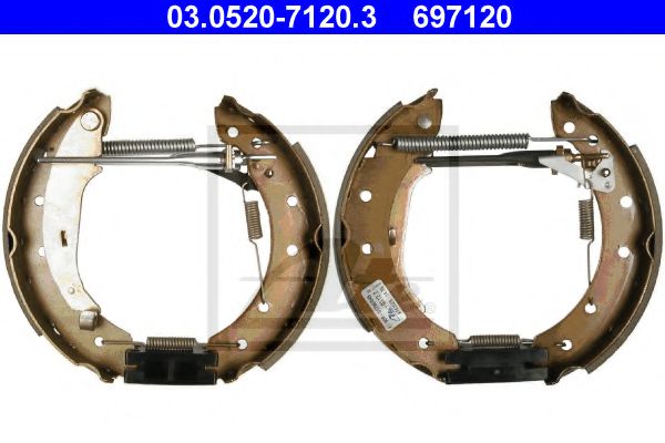 03.0520-7120.3 Brake System Brake Shoe Set
