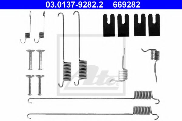 03.0137-9282.2 Brake System Accessory Kit, brake shoes