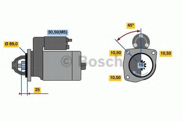 00167079 Bosch Bracket Genuine OEM 00167079 
