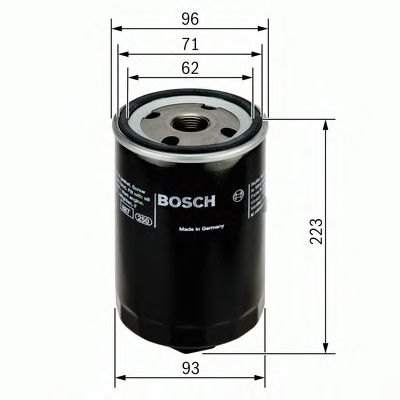 0 451 104 015 Lubrication Oil Filter