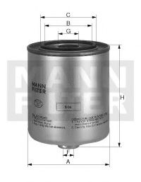 WK 9042 x Fuel Supply System Fuel filter