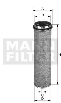 CF 1400 Air Supply Secondary Air Filter
