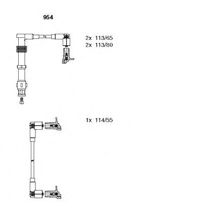 954 Starter System Solenoid Switch, starter