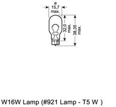 921-02B Сигнализация Лампа накаливания, фонарь указателя поворота